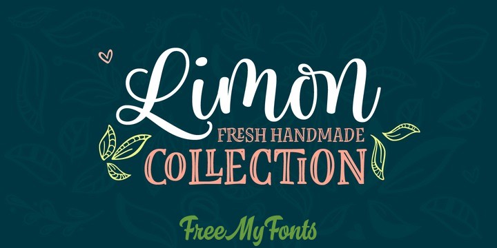 Download Limon Font Family Freemyfonts SVG Cut Files